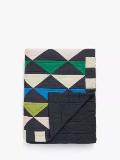 Triangles Patchwork Bedspread