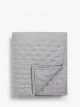 Stripe Reversible Quilted Bedspread,Blue